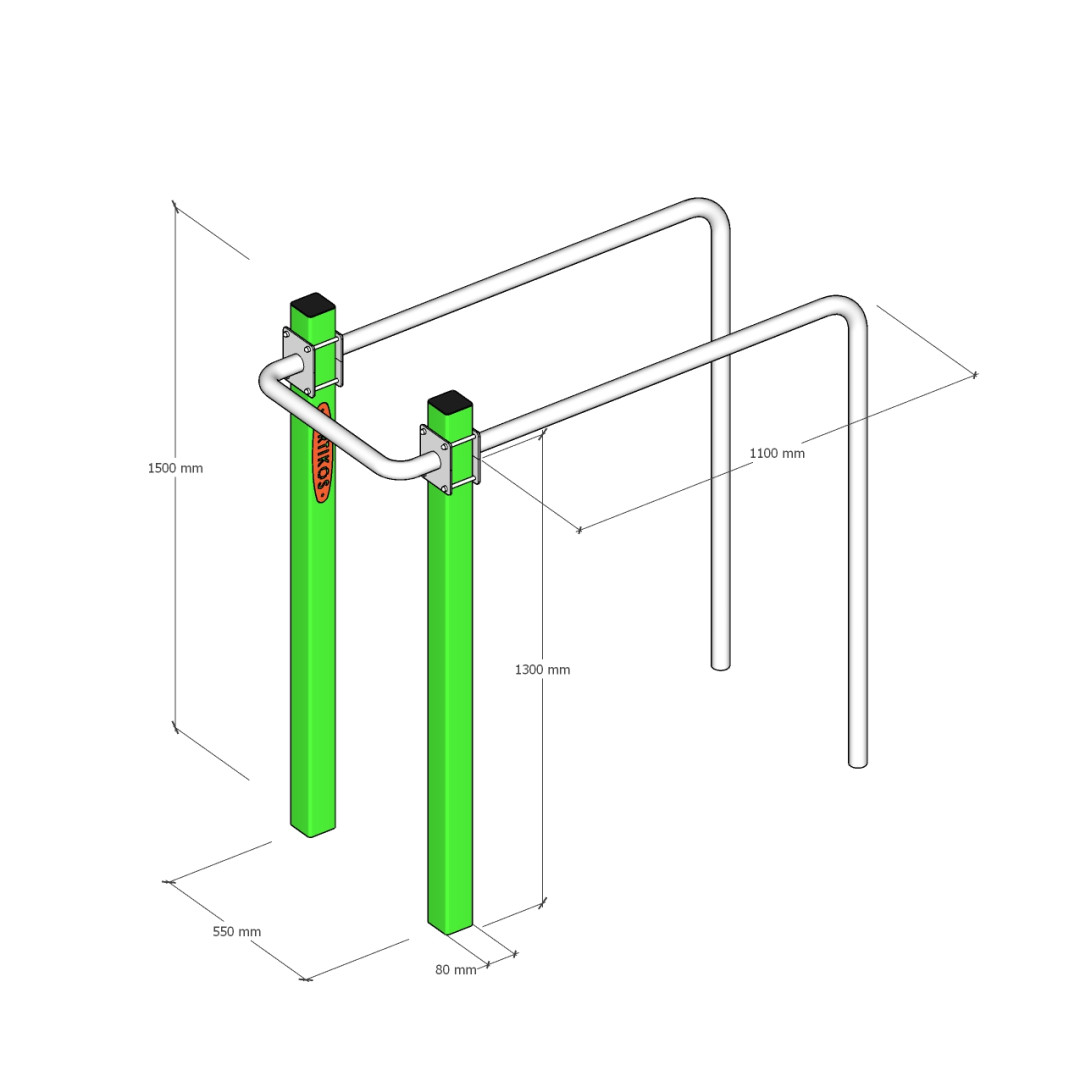 Бруси вуличні ARTIKOS S-1