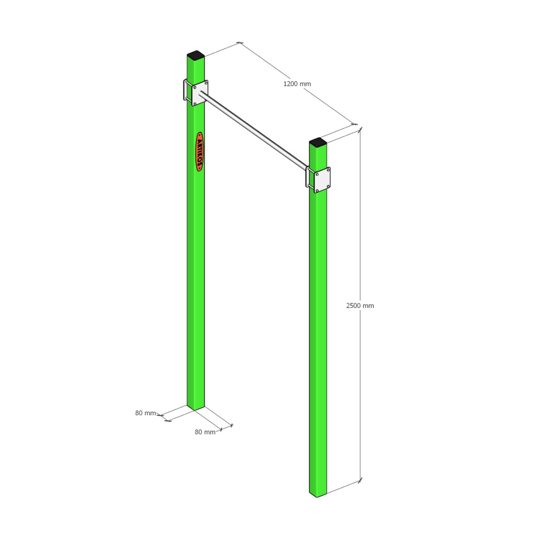 Турнік вуличний ARTIKOS S-4