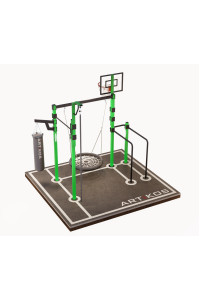 Турнік вуличний з брусами та гойдалкою ARTIKOS K-3