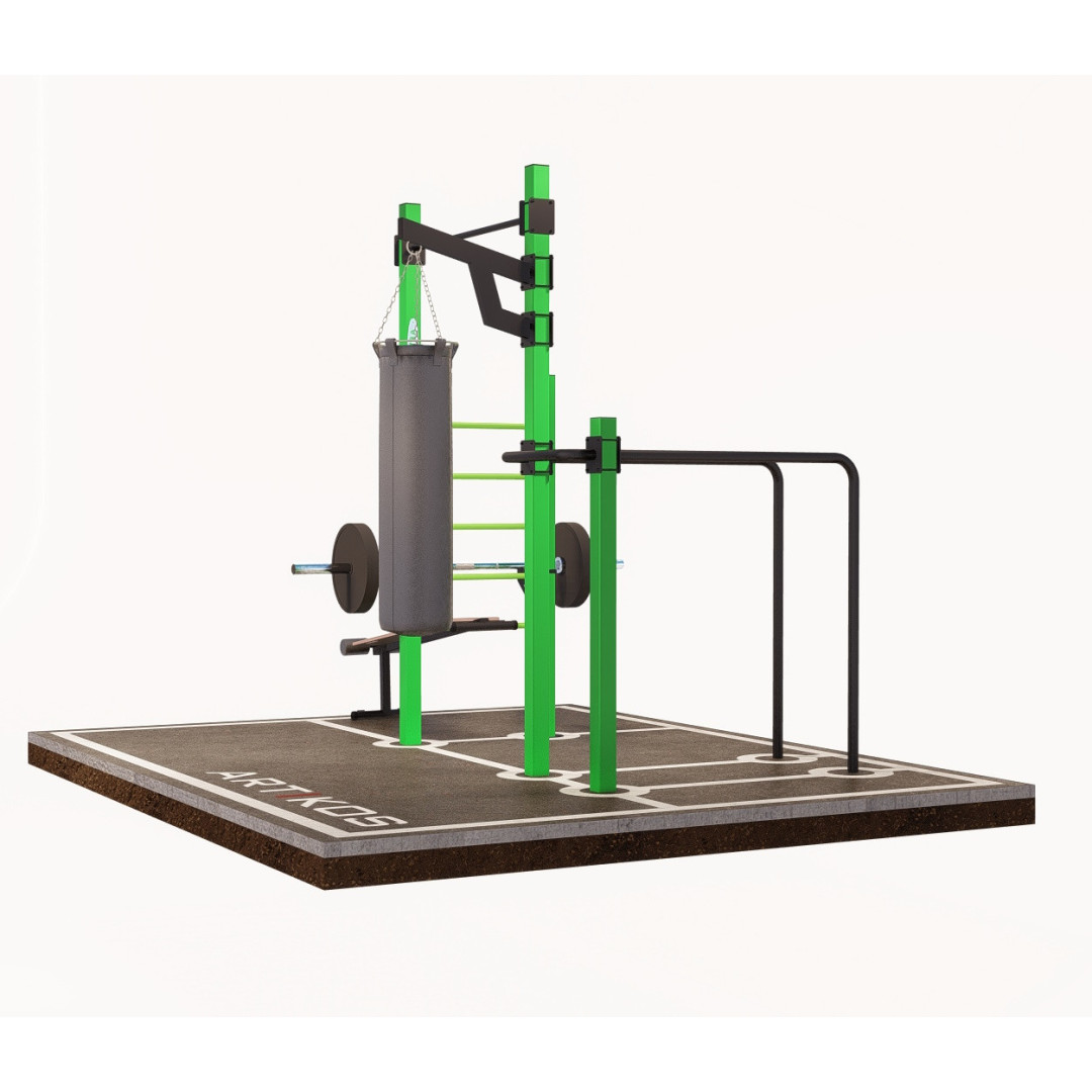 Турнік вуличний з брусами ARTIKOS S-6-1