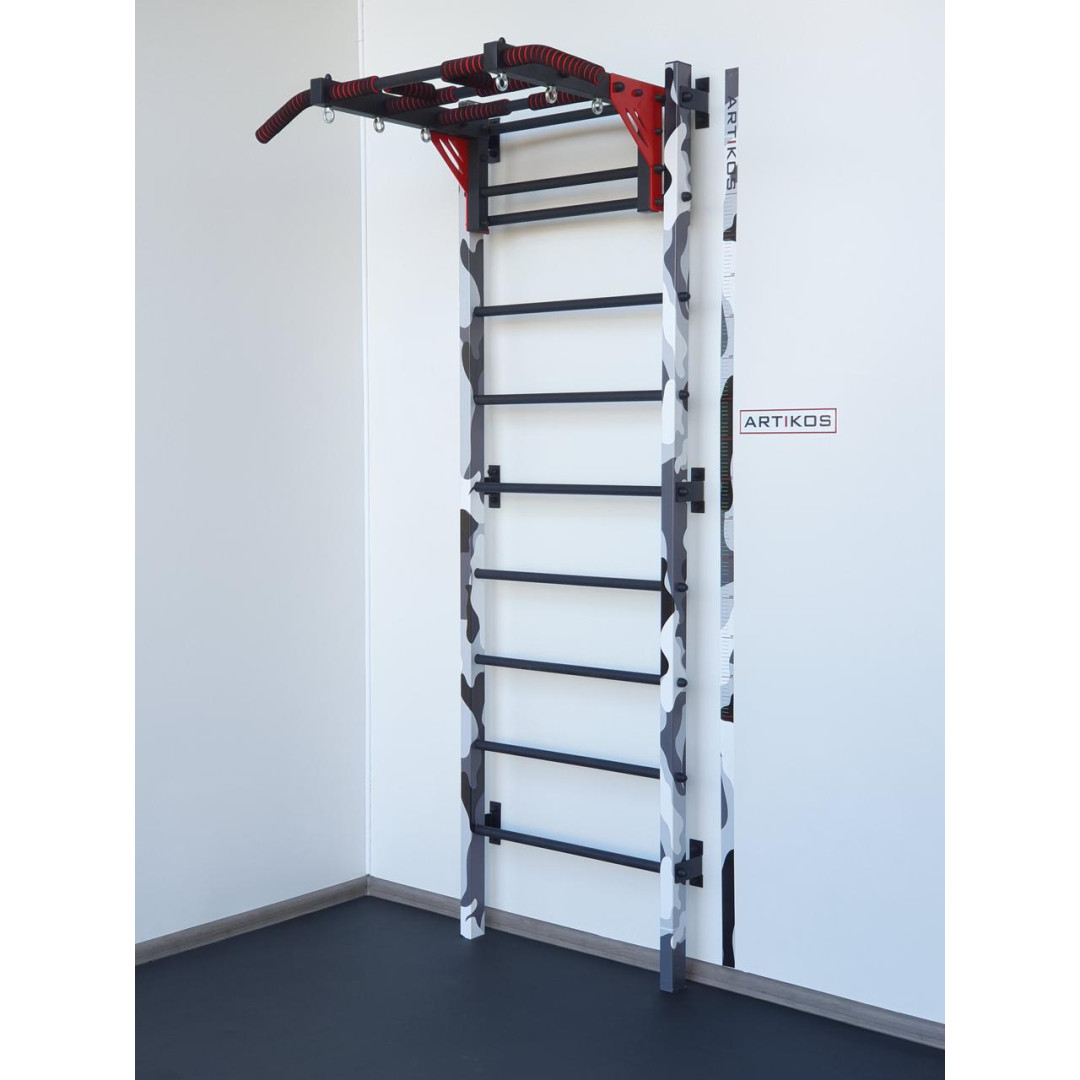 Шведська стінка мілітарі з дитячим набором та матом