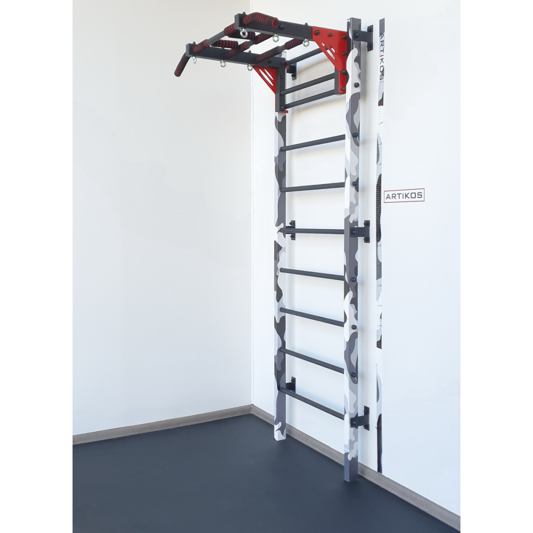 Шведська стінка мілітарі з дитячим набором та матом