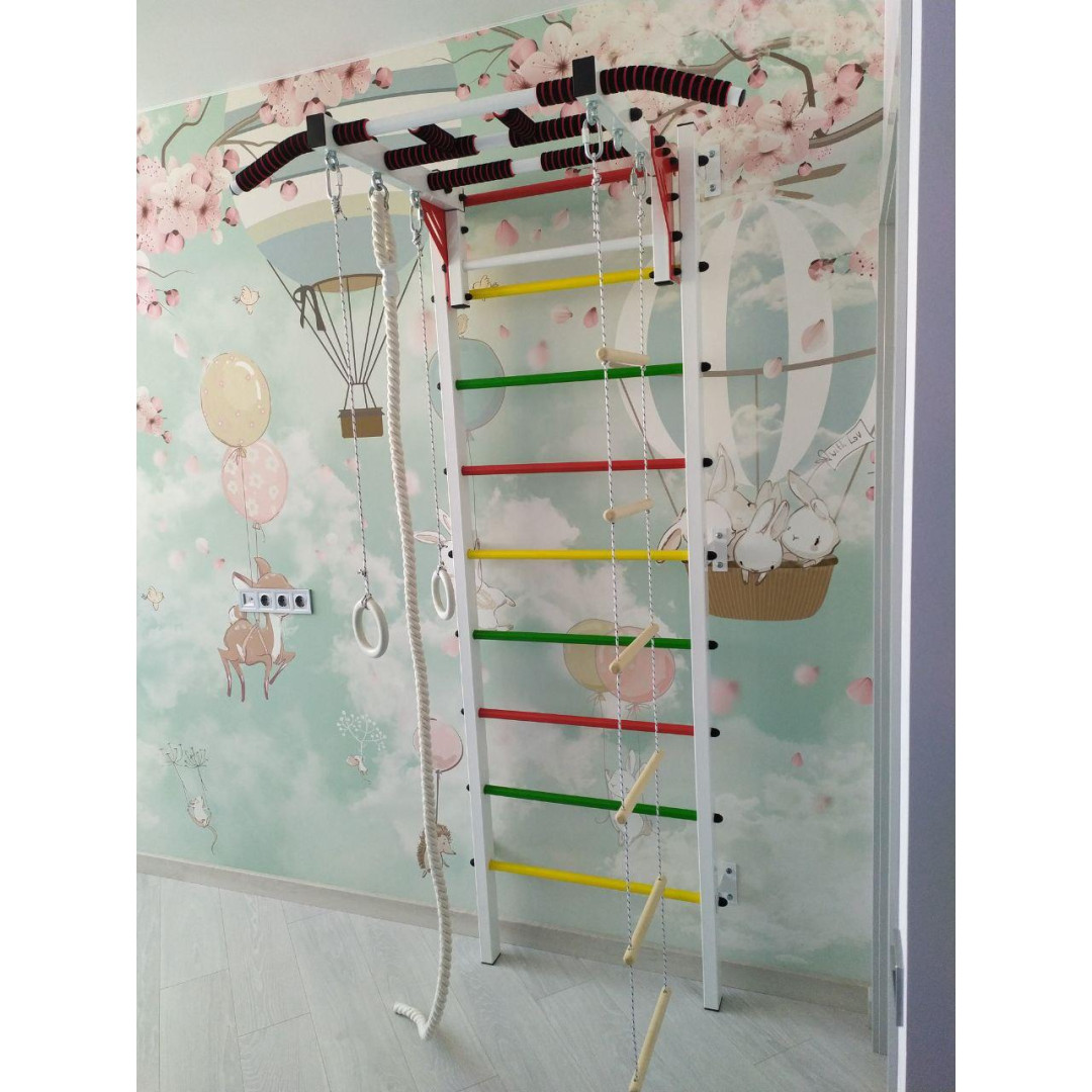 Шведська стінка світлофор з дитячим набором