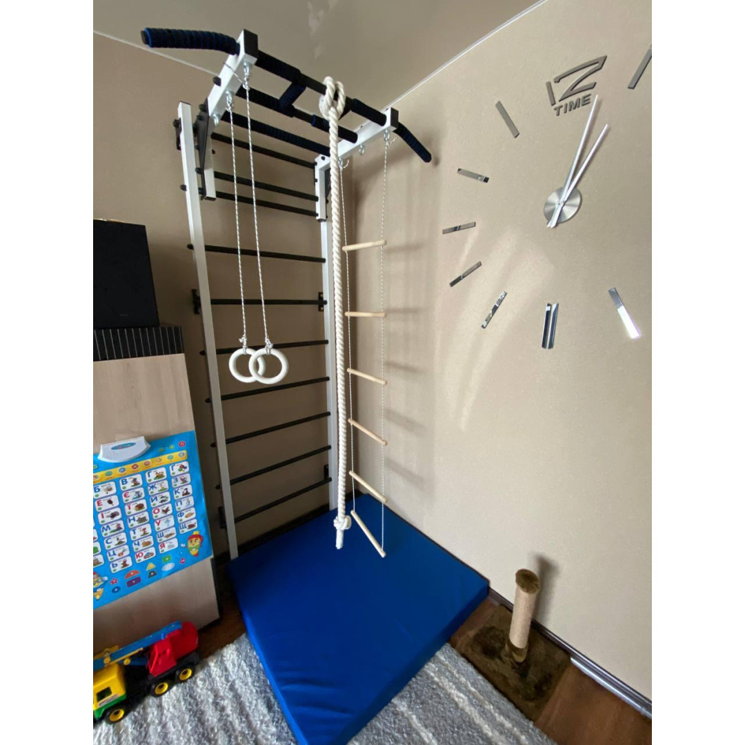 Шведська стінка біло-чорна, дитячий набір