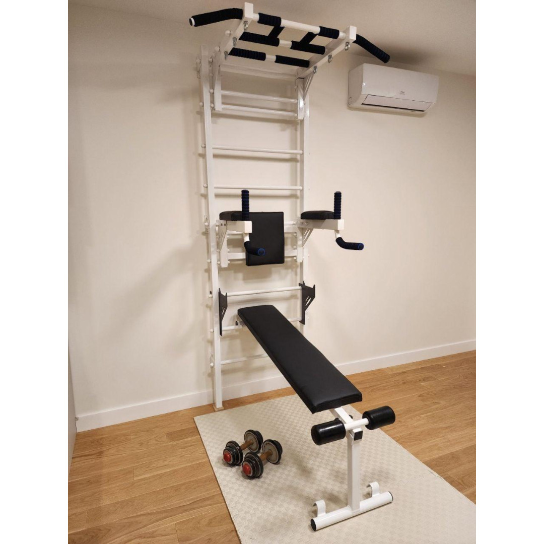 Шведська стінка біла для жиму