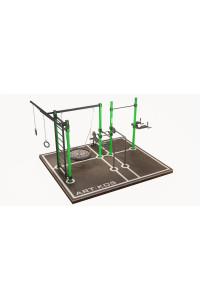 Турнік вуличний з брусами та гойдалкою ARTIKOS K-5