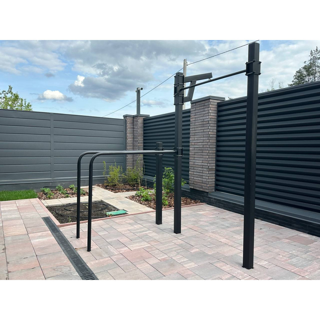 Турнік вуличний подвійний з брусами ARTIKOS S-9